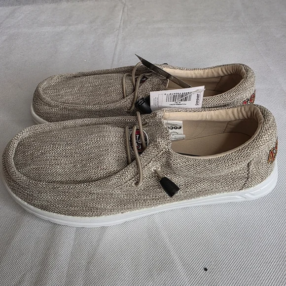 FOCO Men's NFL Team Logo Lightweight Loafers San Francisco 49ers Size S 7/8 NWT - Picture 12 of 16